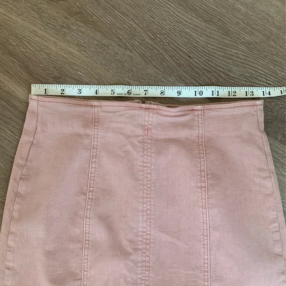 PacSun Dusty Pink Denim Skirt - Picture 8 of 8